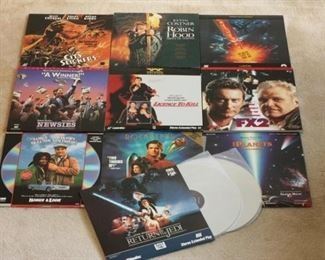 Lot of 10 1990s Laserdisk Movies