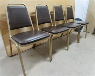 Lot of 1970s 80s Restaurant Chairs