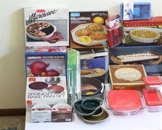Lot of Assorted Kitchen Aids and Food Storage Serving