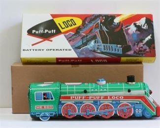 Puff Puff Loco Tin Toy Train in Box