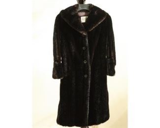Vintage Dark Brown Fur Coat