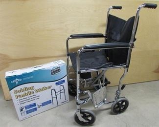 Walker and Wheelchair