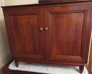 Choice Mid-Century Modern Cabinet by Willett & Co- ( google them) solid cherry construction- beautiful dining room server. 