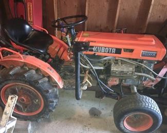 QUALITY KUBOTA TRACTOR MODEL B60003 2 CYLINDER YANMAR DIESEL ENGINE LOW HOURS