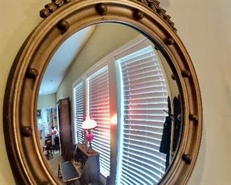 Federal Style Eagle Bubble Mirror