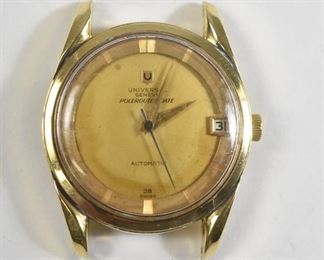 18K Universal Polerouter Geneve Men's Wristwatch