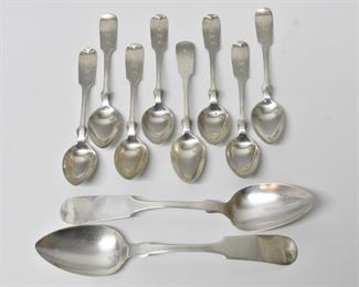 Coin Silver Spoons, Sterling