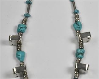 Chunk Turquoise Necklace