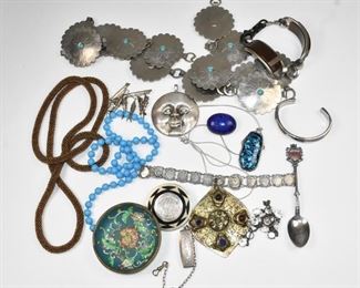 Variety Of Vintage Jewelry and Accessories