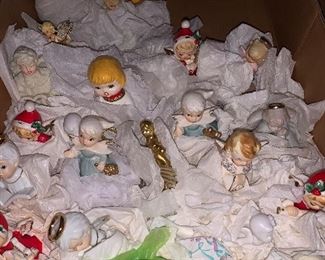 Japan Christmas Figurines, Angels. 