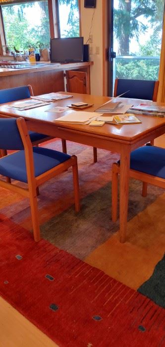 Niels Moller "65" dining table and chairs