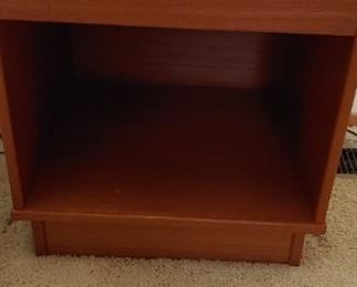 Mid-century teak nightstand