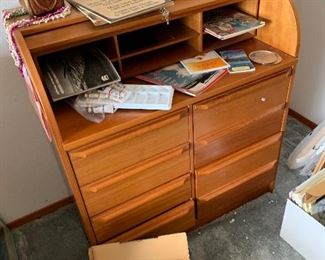 Dania teak secretary desk