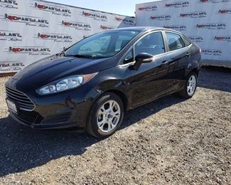 35	

2015 Ford Fiesta
Year: 2015
Make: Ford
Model: Fiesta
Vehicle Type: Passenger Car
Mileage: 8095
Plate: 7MZA605
Body Type: 4 Door Sedan
Trim Level: SE
Drive Line: FWD
Engine Type: L4, 1.6L
Fuel Type: Gasoline
Horsepower:
Transmission: Automatic
VIN #: 3FADP4BJ4FM213586

Features and Notes:
Ice Cold AC, Keyless Entry, Power Windows, Mirrors, And Doorlocks