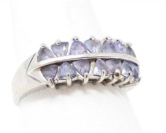 538	

14k Gold Ring With Accent Stones, 4.3g
Weighs Approx 4.3g Size 9.5