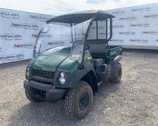 355	

2014 Kawasaki Mule 610
2014 Kawasaki Mule 610, Dump Bed, 4 Wheel Drive, Dif Locker, Windshield,Roof, Tow Package, 2 Keys, And Front storage