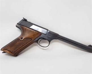 12	

Colt Targetsman Semi Auto .22lr Pistol
Serial Number: 016526S
Barrel Length: 6"

Includes holster, NO Magazine

California Transfer Available. CA transfer can only be done at the Bid Fast and Last office in Hesperia, Ca. NO CA SHIPPING!! $25 out of state shipping for a single handgun purchase with out insurance. Insurance cost varies by purchase amount. Shipping cost for multiple handguns or with rifles will also vary.