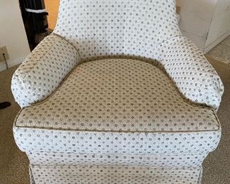 Upholstered chair $40