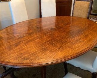 Awesome Large Oval Dining Table 90" x 65"