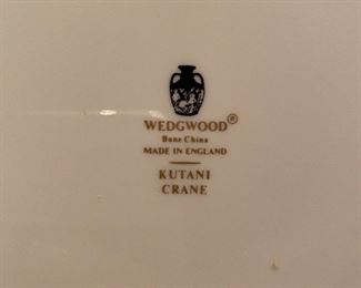 Wedgwood "Kutani Crane" Service For 12