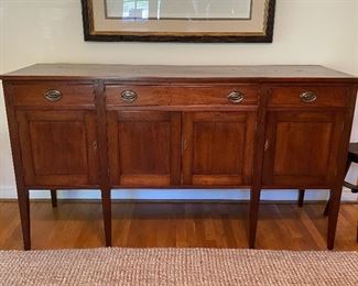 Antique Country Hepplewhite Sideboard