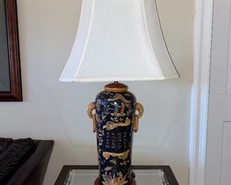 PAIR Asian Ceramic Lamps