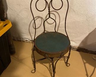 Vintage Child's Ice Cream Parlor Chair