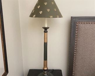 PAIR Lamps w/Bumblebee Shades