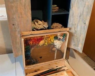Cabinet, Needlework, Paint Box