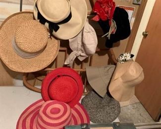 Hats and a Hat Rack, Flower Press