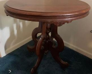 Oval Table on Wheels