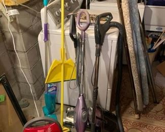 Vacuums, Brooms, Swiffer, Ironing Boards