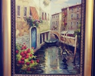 Oil Painting. Signed W. Bonnard