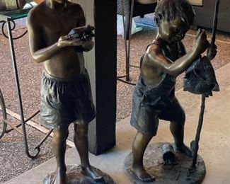 Bronze cast sculptures