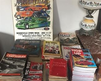 Hot rod and vintage magazines 