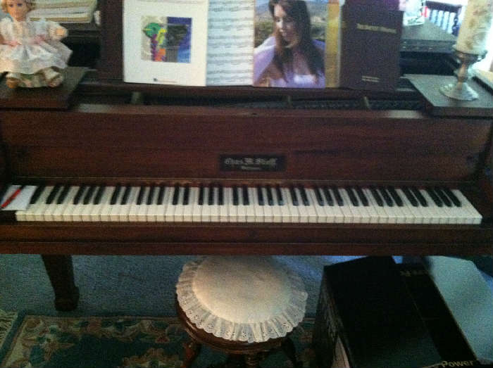 1916 Chas. Charles M Stieff Grand Piano