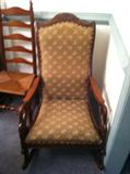 goose head arm rocking chair