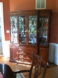 Century China Cabinet Hutch