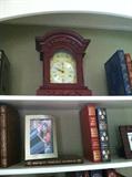 Mantle clock and other decor items