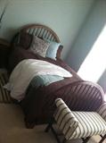 Bed part of Stanley 5 piece bedroom suit