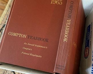 Set of 13 Compton Yearbook Encyclopedia