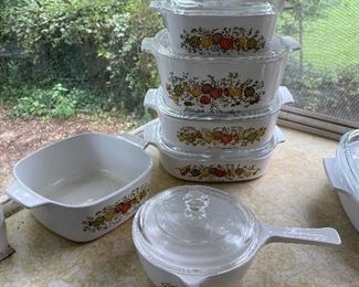Tons of great corning ware