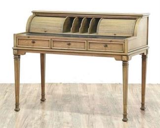 Thomasville Federal Style Writing Desk W Tambour Top