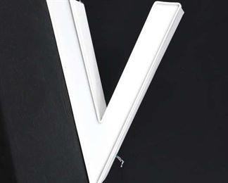 Led Letter Sign "V"