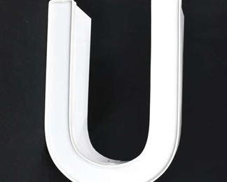 Led Letter Sign "U" 2