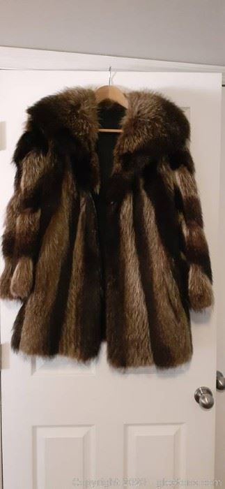 Raccoon Furt Coat