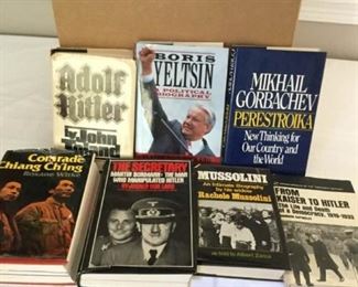 19 Books Communism, Hitler, Mussolini, War Crimes, China, Russia, Gorbachev More