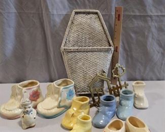 Baby Booties in Ceramic