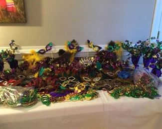 Mardi Gras Masquerade Party Decor