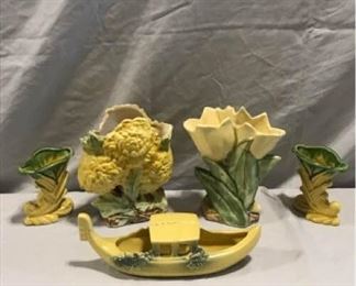 Yellow McCoy Vases Decor